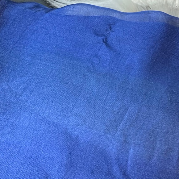 Liancarlo Ocean Blue 100% Silk Maxi Dress Sz 10 - Picture 9 of 10